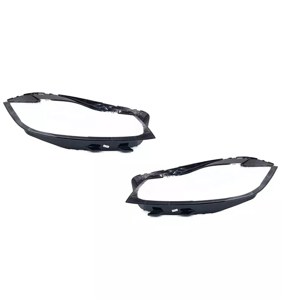 2X LEFT RIGHT SIDE PAIR HEADLIGHT LENS COVER LAMP FOR JAGUAR XF XFL 2015-2019